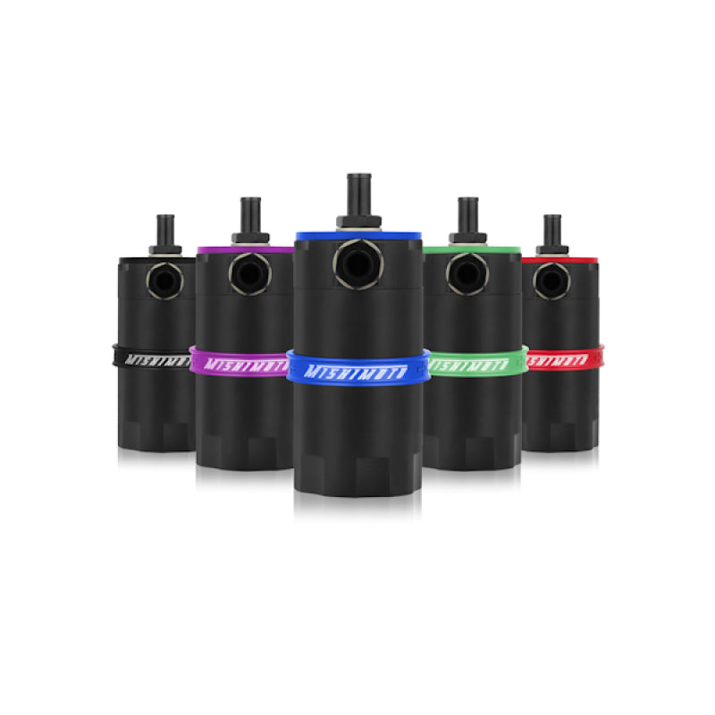Load image into Gallery viewer, Mishimoto Universal Baffled Oil Catch Can - Blue
