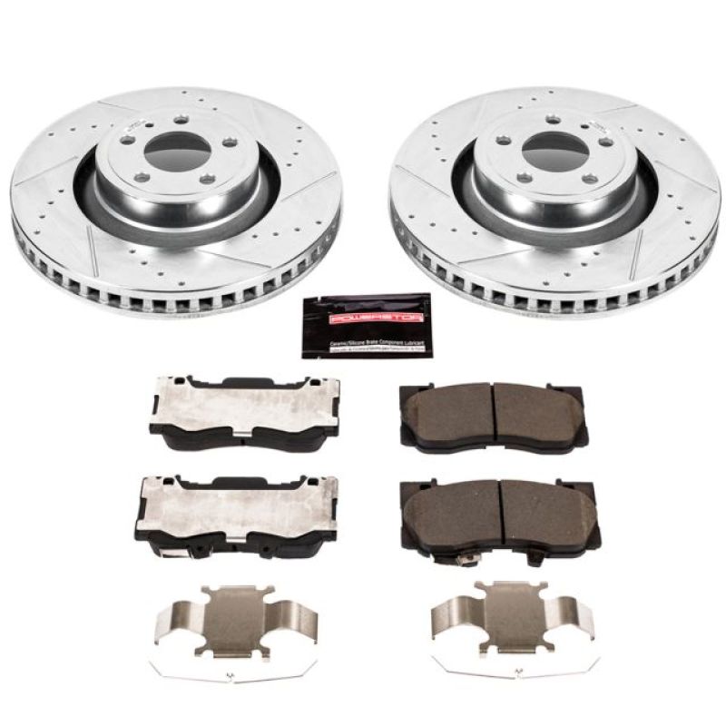 Load image into Gallery viewer, Power Stop 15-19 Ford Mustang Front Z23 Evolution Sport Brake Kit
