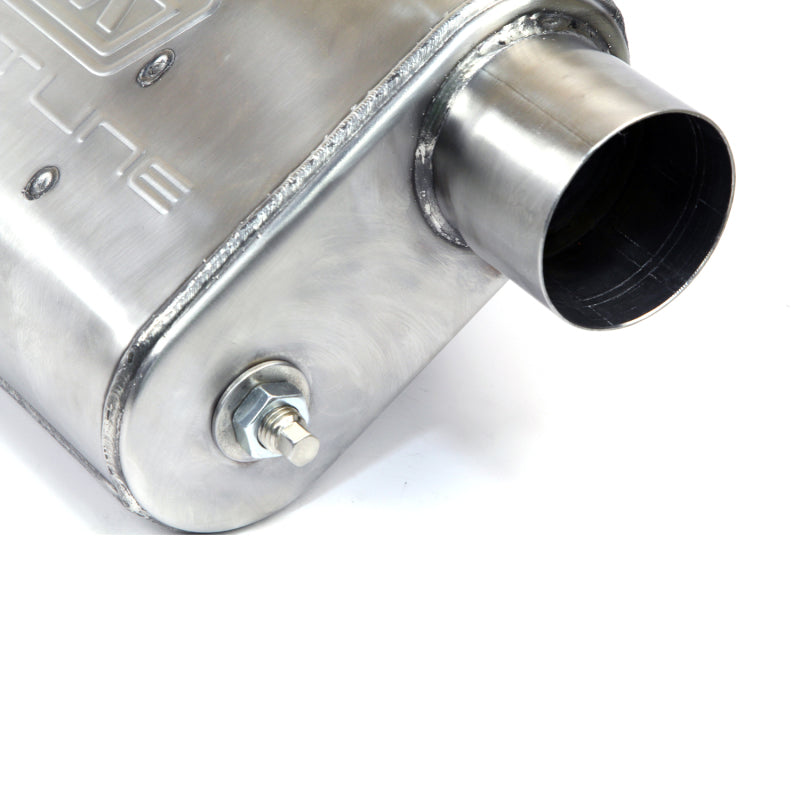 Load image into Gallery viewer, BBK VariTune Adjustable Performance Muffler 3.0 in. Offset/Offset Stainless Steel

