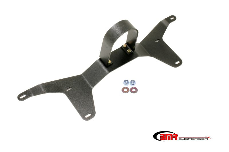 Load image into Gallery viewer, BMR 05-14 S197 Mustang Rear Tunnel Brace w/ Rear Driveshaft Safety Loop - Black Hammertone
