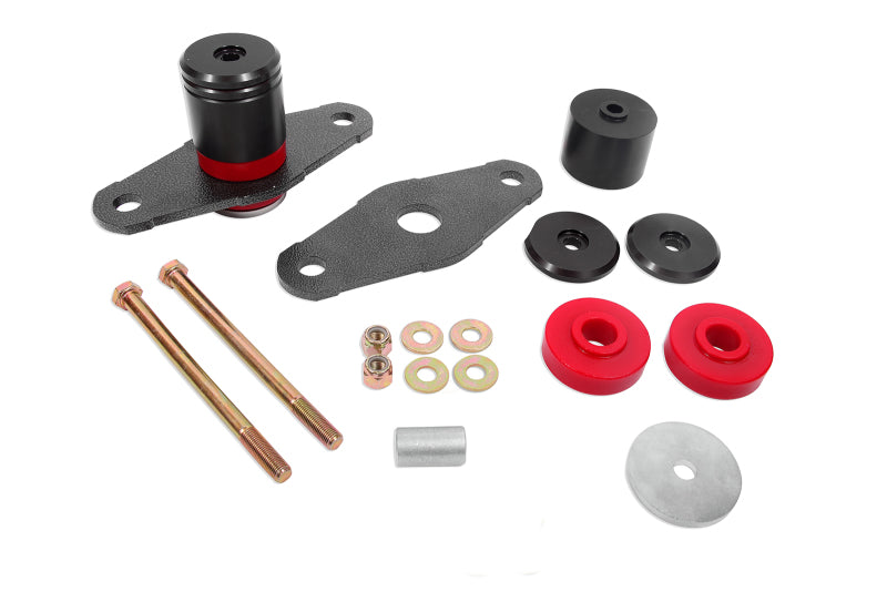 Load image into Gallery viewer, BMR 11-18 Dodge Challenger Motor Mount Polyurethane Bushing Upgrade Kit - Black Anodized
