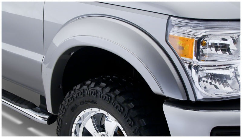 Load image into Gallery viewer, Bushwacker 11-16 Ford F-250 Super Duty Styleside Extend-A-Fender Style Flares 2pc - Black
