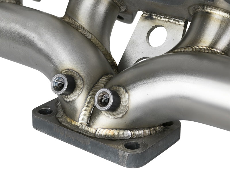 Load image into Gallery viewer, aFe Twisted Steel Header Turbo Manifold (T4) 98.5-02 Dodge Diesel Trucks L6 5.9L (td)
