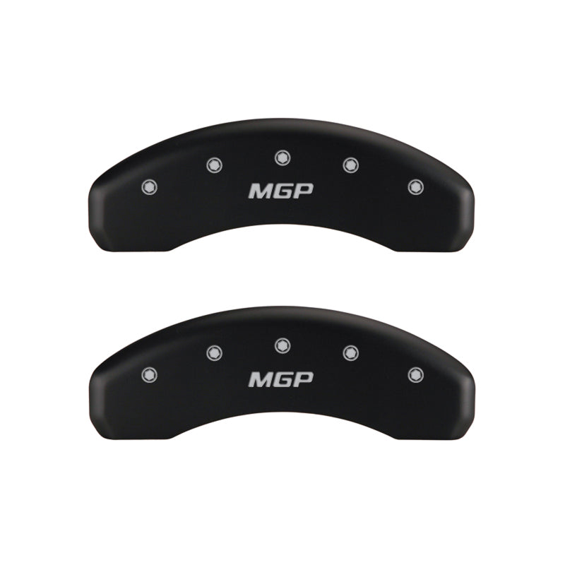 Load image into Gallery viewer, MGP 4 Caliper Covers Engraved Front &amp; Rear MGP Red finish silver ch
