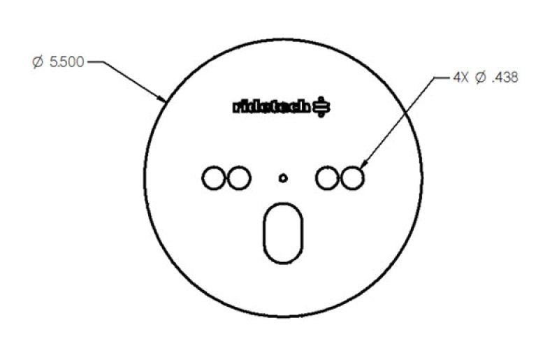 Load image into Gallery viewer, Ridetech Airspring Pattern Plate Centered
