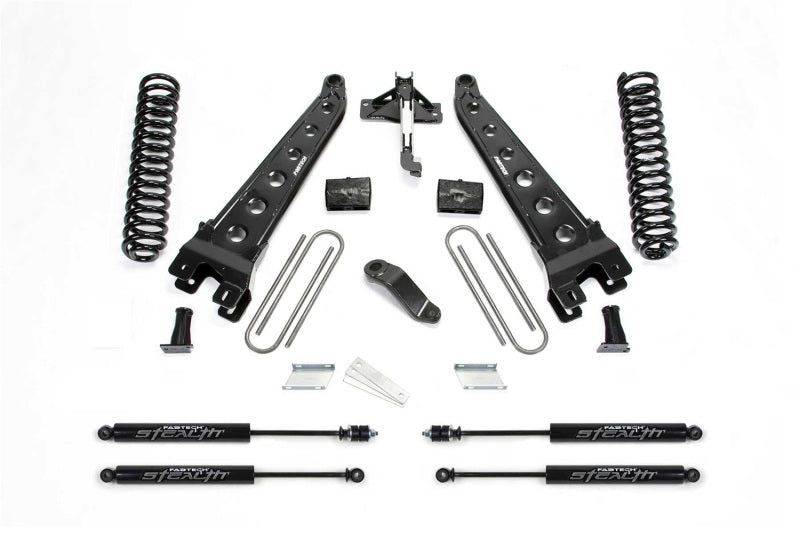 Load image into Gallery viewer, Fabtech 19-20 Ford F450/F550 4WD Diesel 6in Rad Arm Sys w/Coils &amp; Stealth
