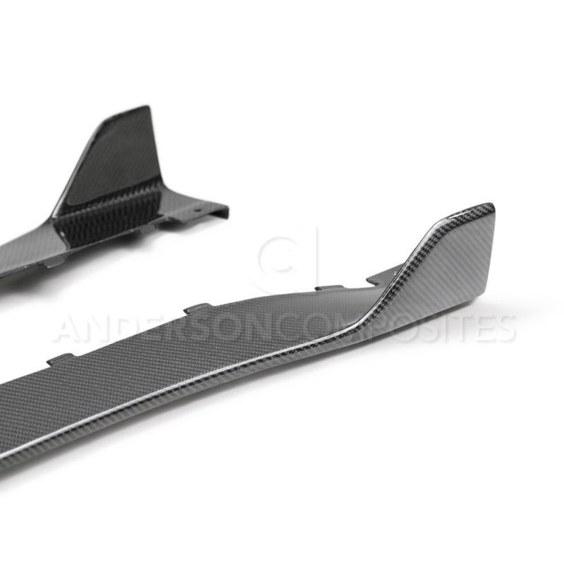 Load image into Gallery viewer, Anderson Composites 2020 Ford Mustang Shelby GT500 Carbon Fiber Rocker Panel Splitters

