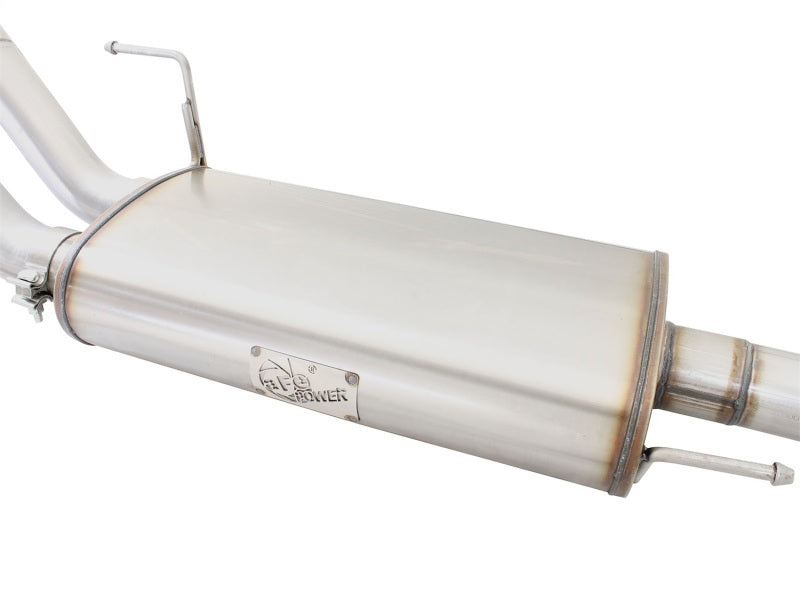 Load image into Gallery viewer, aFe MACHForce XP Exhaust 3in SS Dual Side Exit CB w/ Polish Tips 15 Ford F150 Ecoboost V6-2.7L/3.5L
