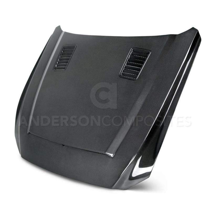 Load image into Gallery viewer, Anderson Composites 15-17 Ford Mustang (Excl. GT350/GT350R) Super Snake Double Sided Hood
