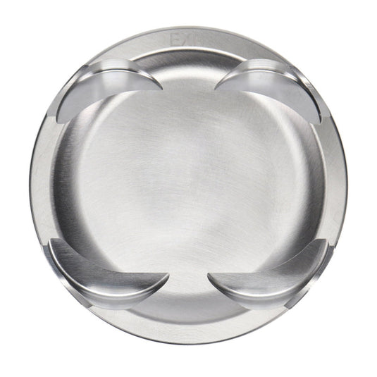 JE Pistons - Set of 4 Mitsubishi 4B11T 88.0mm Bore -8.2 Dish Asymmetrical FSR Pistons - Set of 4