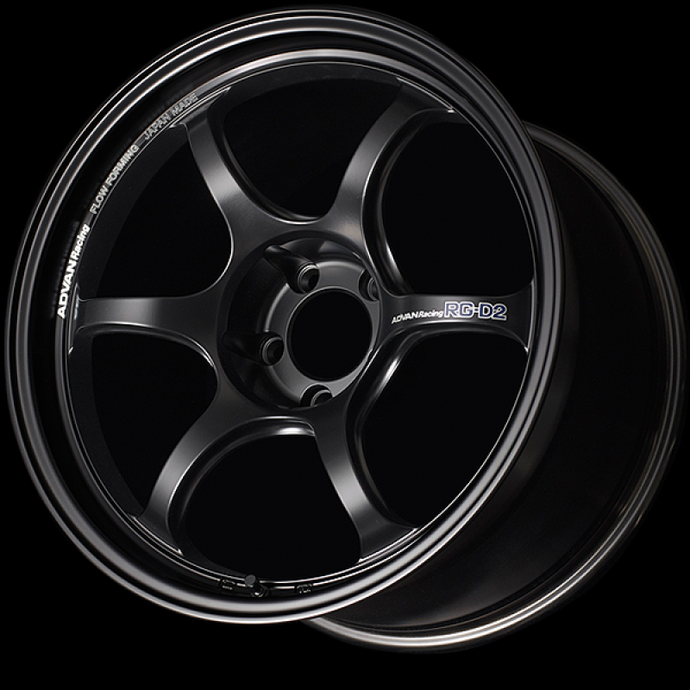 Advan RG-D2 17x8.5 -10MM 6x139.7 Semi Gloss Black Wheel