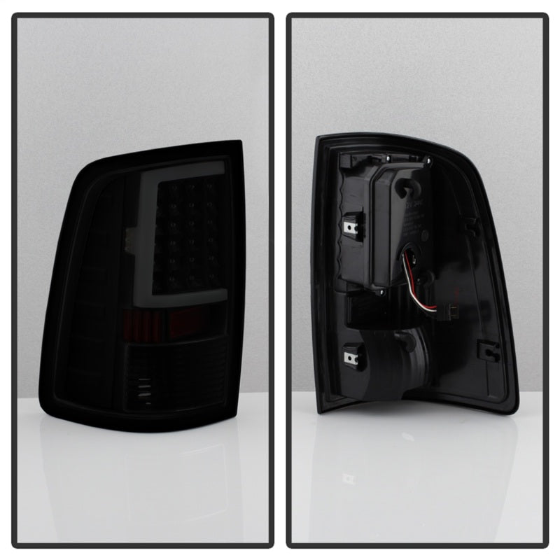 Load image into Gallery viewer, xTune 09-18 Dodge Ram 1500 LED Tail Lights - Black Smoke (ALT-ON-DR09-LBLED-BSM)
