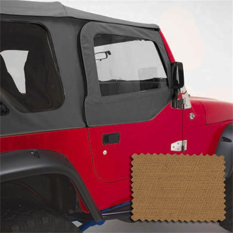 Load image into Gallery viewer, Rugged Ridge Upper Soft Door Kit Spice 97-06 Jeep Wrangler
