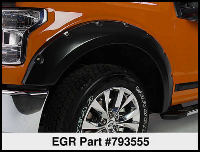 Load image into Gallery viewer, EGR 19-22 Ford Ranger Traditional Bolt-On Look Fender Flares With Black-Out Bolt Kit Set Of 4
