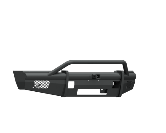 Road Armor 17-20 Ford F-250 Vaquero Front Bumper w/Pre-Runner Guard 2in Receiver - Tex Blk