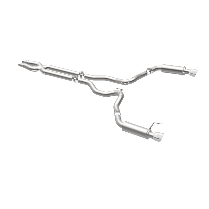 Load image into Gallery viewer, MagnaFlow Cat Back, SS, 3in, Competition, Dual Split Polished 4.5in Tips 2015 Ford Mustang GT V8 5.0
