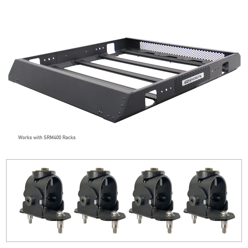 Load image into Gallery viewer, Go Rhino Adjustable Multi-Axis Mounting Kit for SRM Rack
