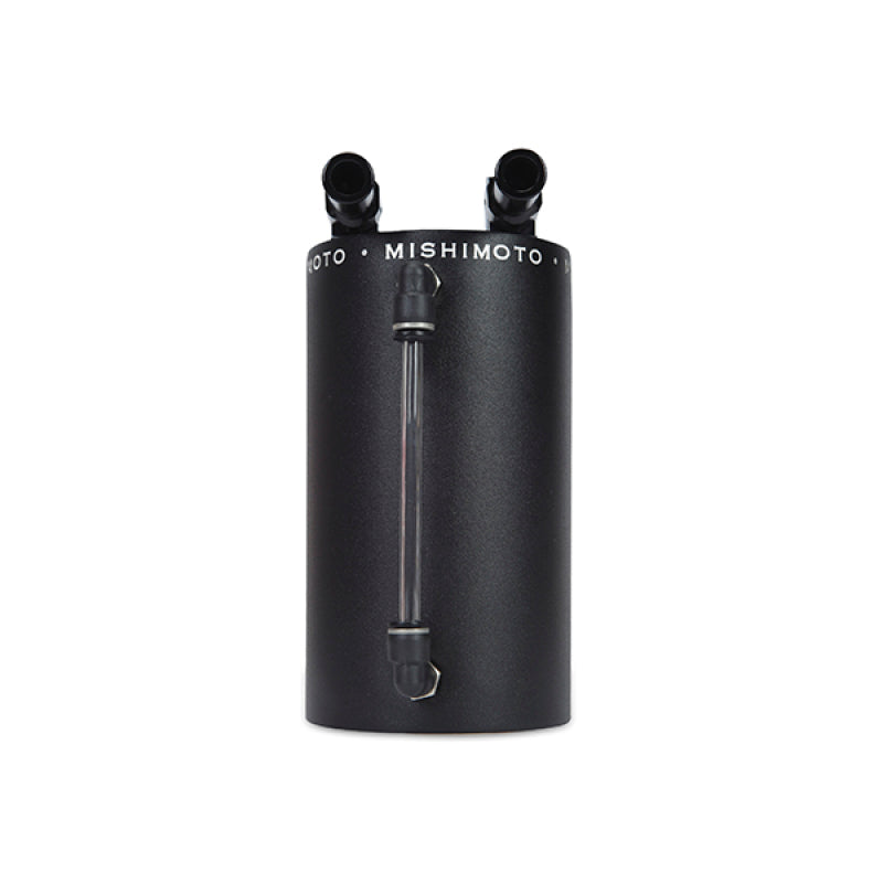 Load image into Gallery viewer, Mishimoto Large Aluminum Oil Catch Can - Wrinkle Black

