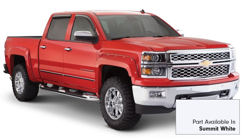 Load image into Gallery viewer, Bushwacker 16-18 Chevy Silverado 1500 Fleetside Pocket Style Flares 4pc - Summit White
