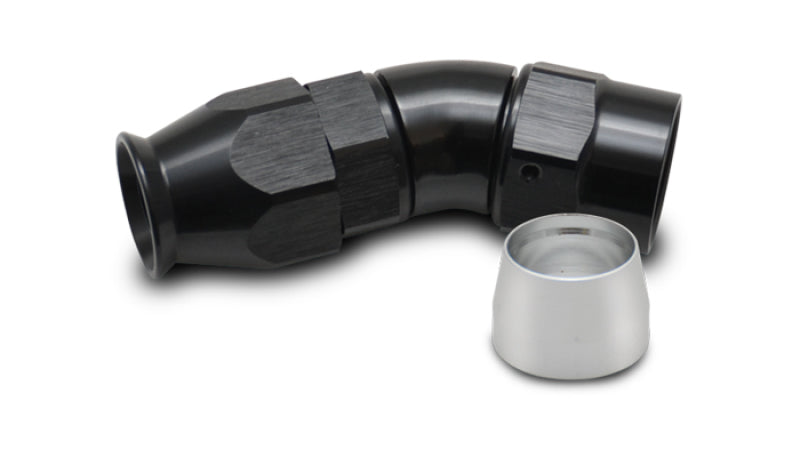Load image into Gallery viewer, Vibrant Aluminum 30 Degree One Piece Hose End for PTFE Lined Hose (Size -12AN)
