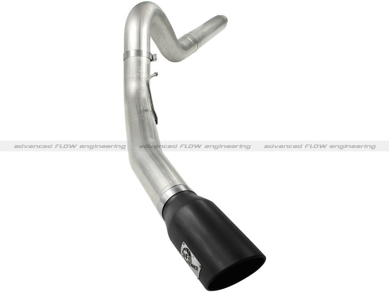 Load image into Gallery viewer, aFe MACHForce XP 5in DPF-Back Stainless Steel Exh Sys, Black tip, Ford Diesel Trucks 08-10 V8-6.4L
