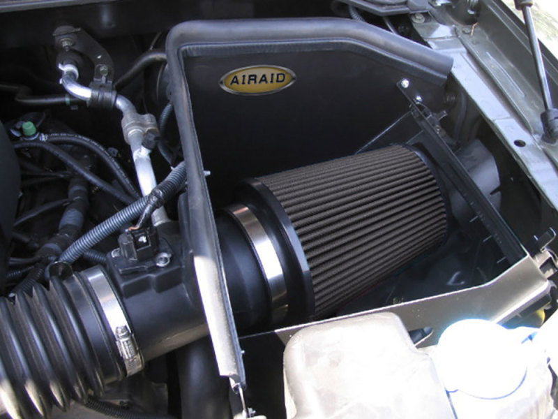 Load image into Gallery viewer, Airaid 04-13 Nissan Titan/Armada 5.6L CAD Intake System w/o Tube (Dry / Black Media)
