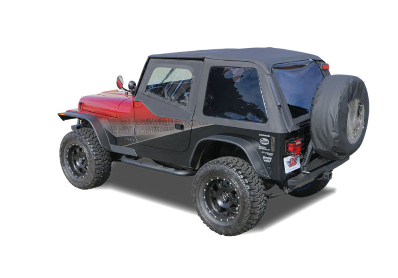 Load image into Gallery viewer, Rampage 1992-1995 Jeep Wrangler(YJ) Frameless Soft Top Kit - Black Diamond

