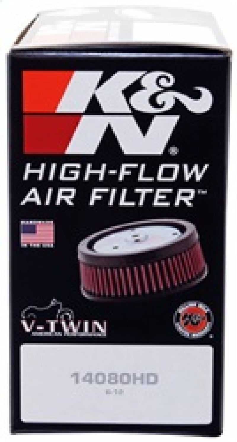 Load image into Gallery viewer, K&amp;N 4in ID / 5.5in OD / 2in H Custom Assembly Filter designed to fit Harley-Davidson Motorcycle
