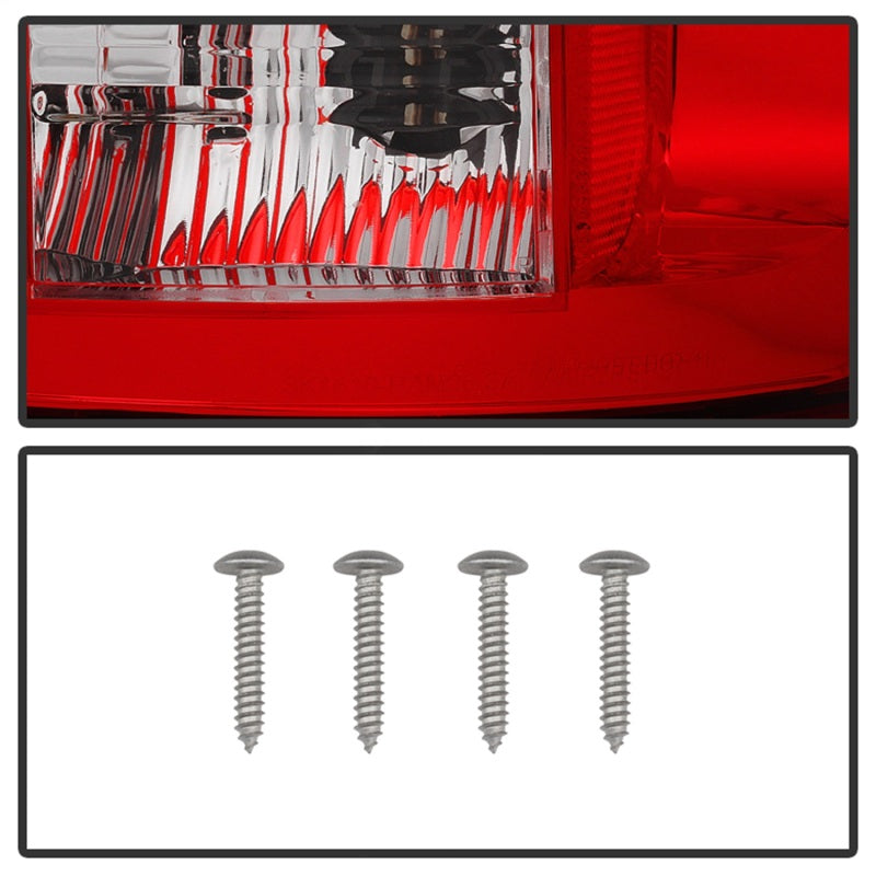 Load image into Gallery viewer, Spyder Dodge Ram 07-08 1500/Ram 07-09 2500/3500 LED Tail Lights Red Clear ALT-YD-DRAM06-LED-RC
