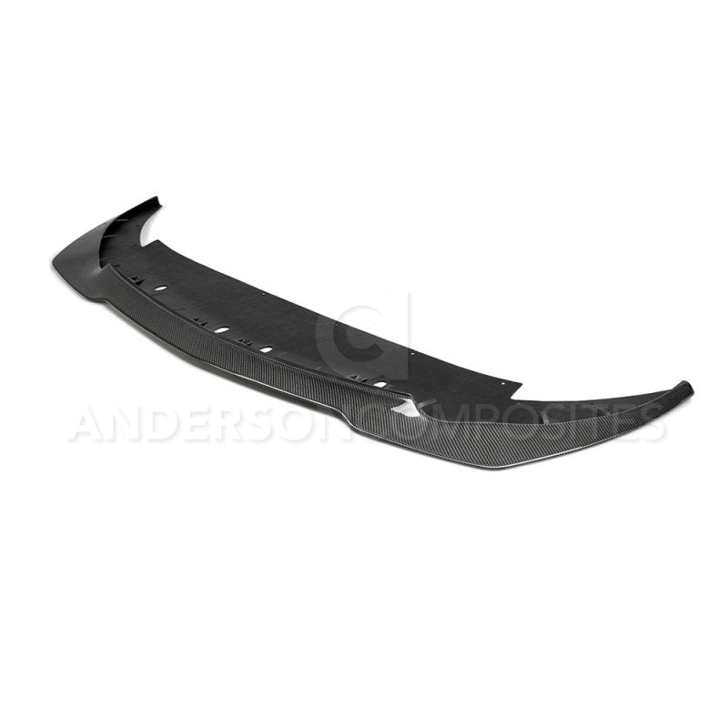 Load image into Gallery viewer, Anderson Composites 2015-2018 Ford Mustang Shelby GT350R Carbon Fiber Front Splitter (1 PC)

