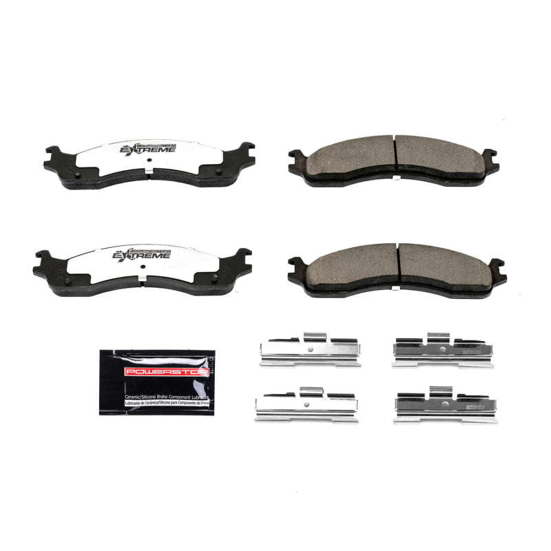 Load image into Gallery viewer, Power Stop 2007 Ford E-150 Front Z36 Truck &amp; Tow Brake Pads w/Hardware
