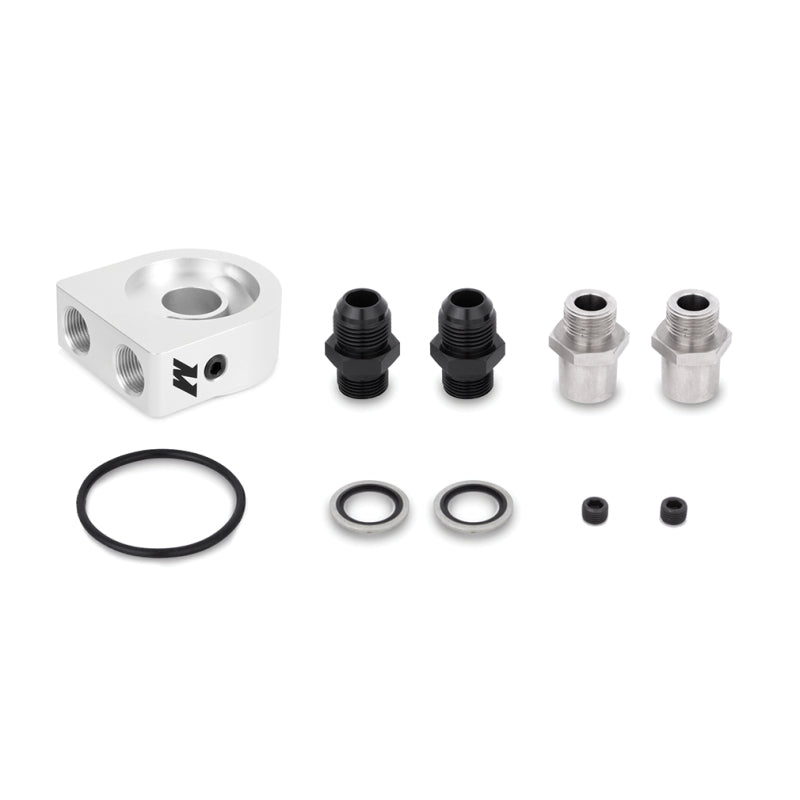 Load image into Gallery viewer, Mishimoto Universal 13 Row Oil Cooler Kit (Black)
