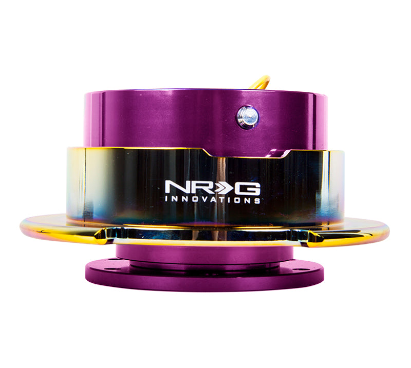 Load image into Gallery viewer, NRG Quick Release Gen 2.5 - Purple Body / Neochrome Ring
