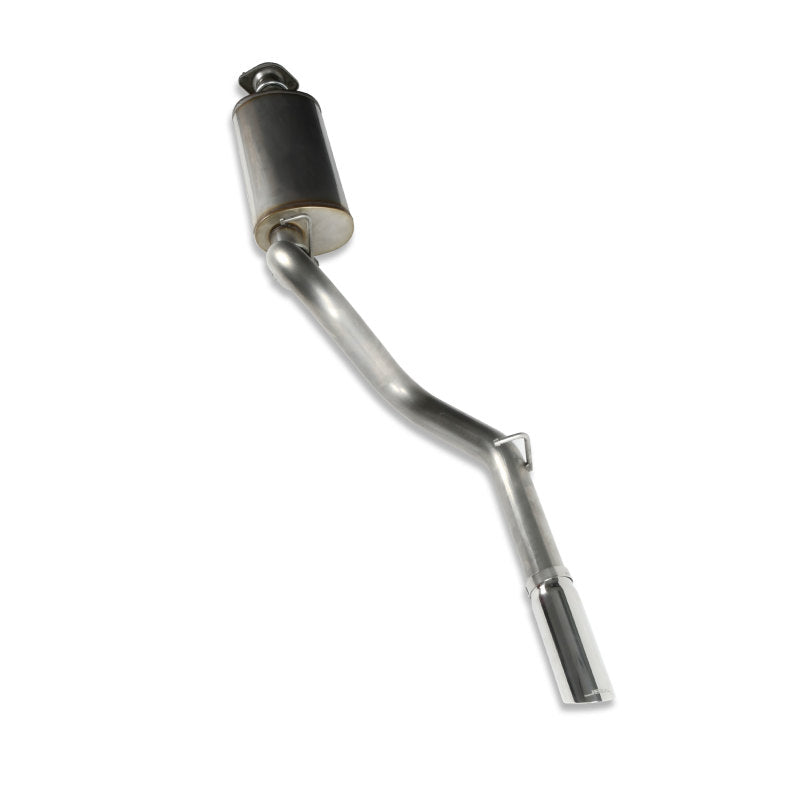 Load image into Gallery viewer, JBA 04-06 Jeep Wrangler LJ 2.4L/4.0L 304SS Single Rear Exit Cat-Back Exhaust
