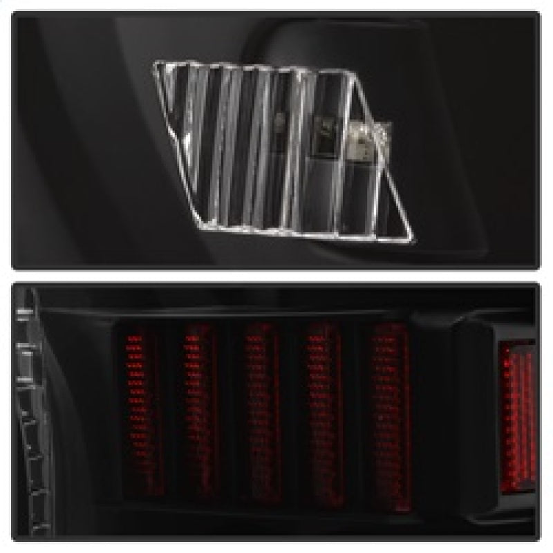 Load image into Gallery viewer, xTune 07-13 Toyota Tundra Light Bar LED Tail lights - Black (ALT-ON-TTU07V2-LBLED-BK)
