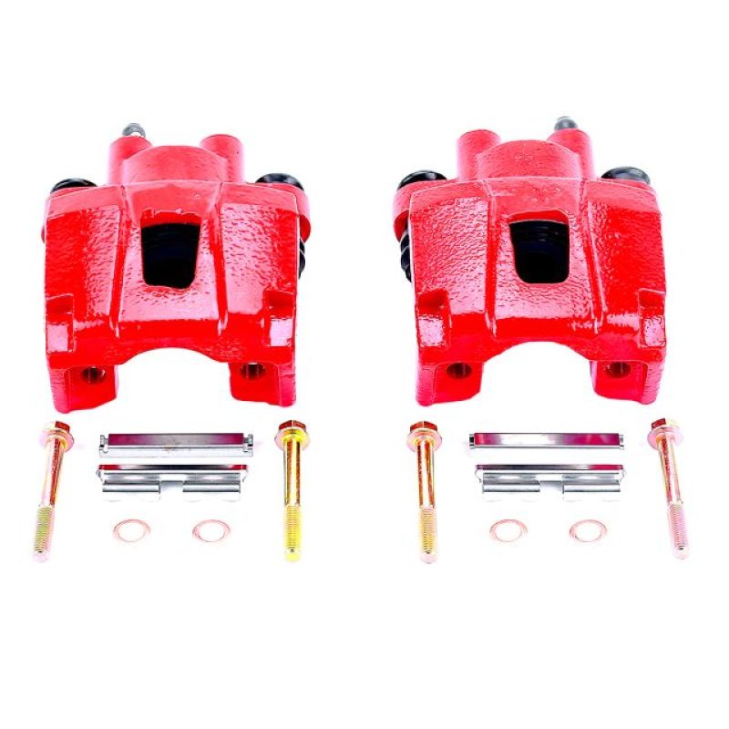 Load image into Gallery viewer, Power Stop 02-10 Ford Explorer Rear Red Calipers w/o Brackets - Pair
