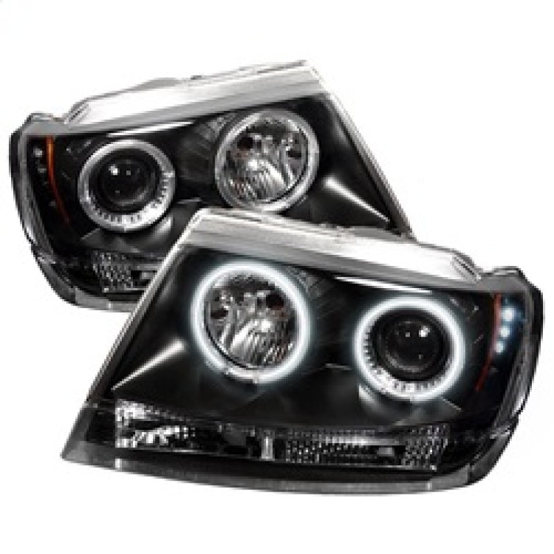 Load image into Gallery viewer, Spyder Jeep Grand Cherokee 99-04 Projector Headlights CCFL Halo LED Blk - PRO-YD-JGC99-CCFL-BK
