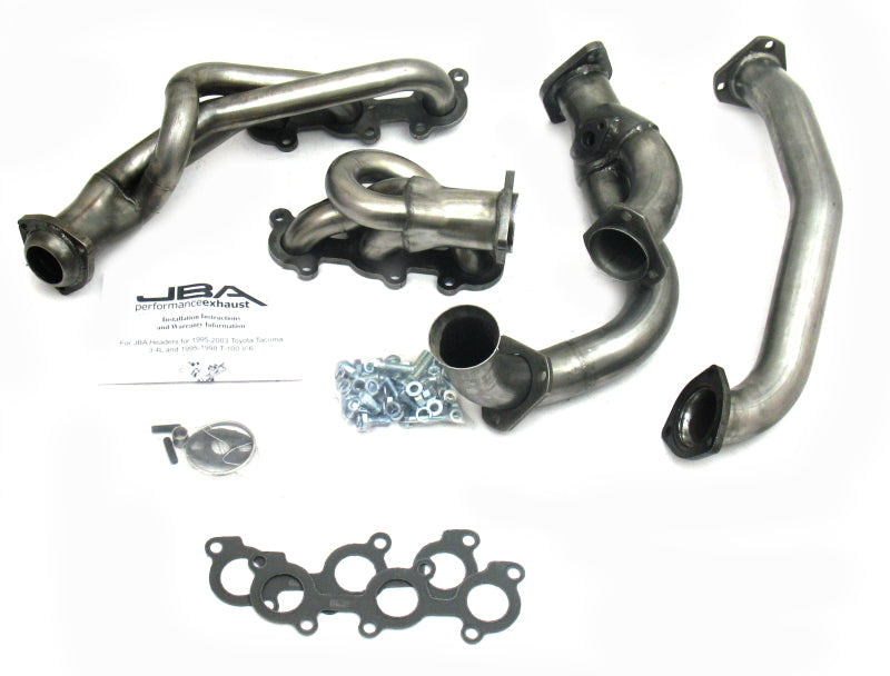 Load image into Gallery viewer, JBA 95-00 Toyota 3.4L V6 w/o EGR 1-1/2in Primary Raw 409SS Cat4Ward Header
