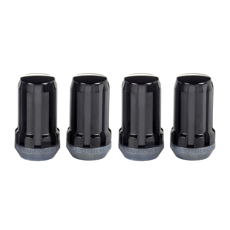 Load image into Gallery viewer, McGard SplineDrive Lug Nut (Cone Seat) M14X1.5 / 1.648in. Length (4-Pack) - Black (Req. Tool)
