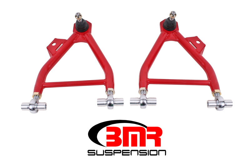 Load image into Gallery viewer, BMR 94-04 Mustang Lower A-Arms (Coilover Only) w/ Adj. Rod End and STD. Ball Joint - Red

