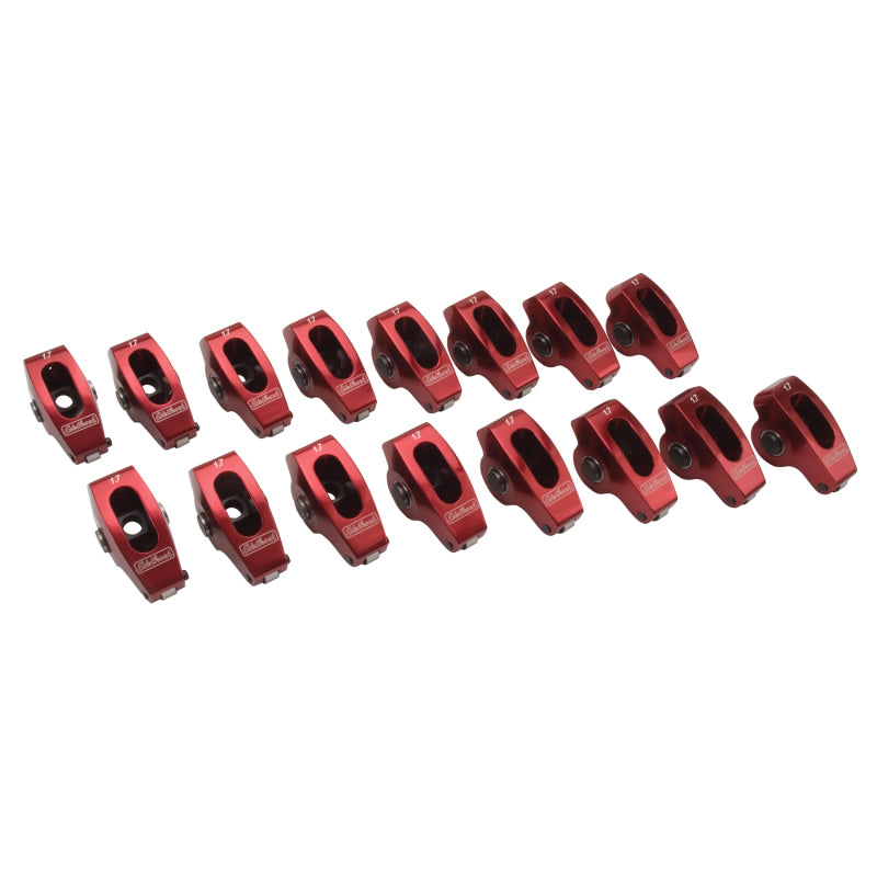 Load image into Gallery viewer, Edelbrock Rocker Arms Roller BBC 7/16In 1 7 1 Ratio Set of 16
