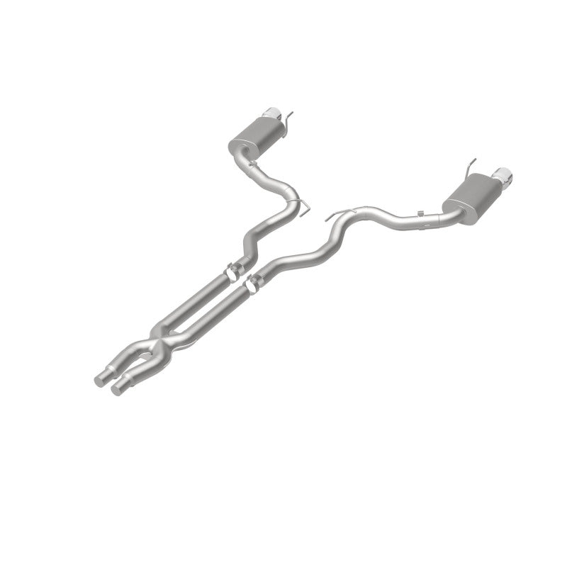 Load image into Gallery viewer, MagnaFlow Cat Back, SS, 3in, Street, Dual Split Polished 4.5in Tips 2015 Ford Mustang GT V8 5.0L
