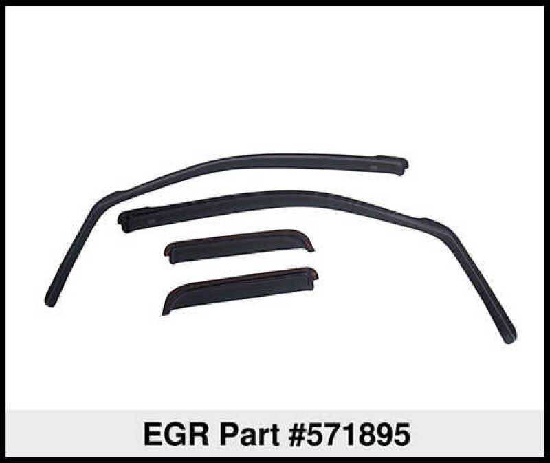 Load image into Gallery viewer, EGR 2019 Chevy 1500 Double Cab In-Channel Window Visors - Matte
