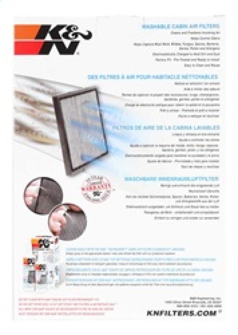 Load image into Gallery viewer, K&amp;N 2011-2016 Jeep Wrangler 2.8/3.6L Cabin Air Filter
