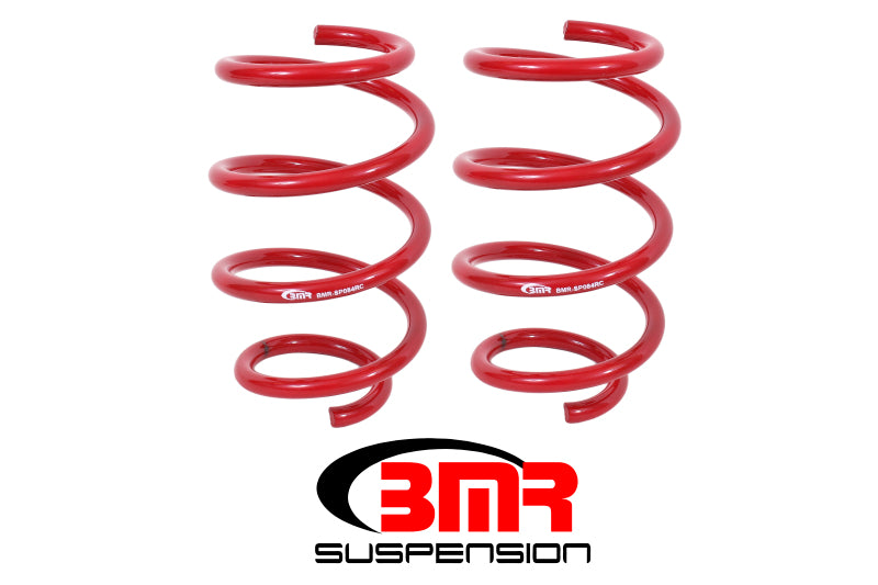 Load image into Gallery viewer, BMR 15-17 S550 Mustang Front Handling Version Lowering Springs - Red
