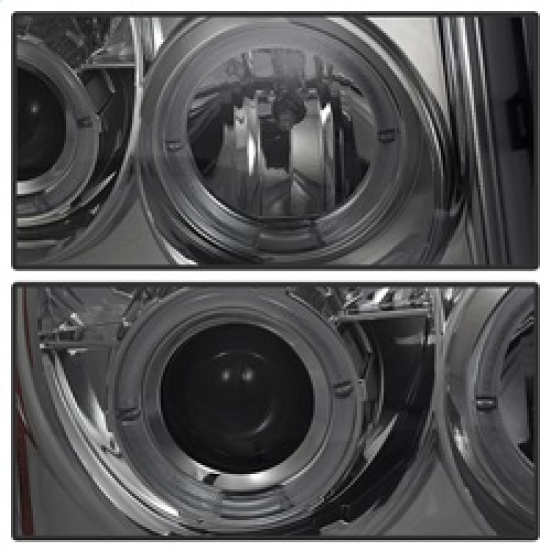 Load image into Gallery viewer, Spyder Jeep Grand Cherokee 05-07 Projector Headlights LED Halo LED Smke PRO-YD-JGC05-HL-SMC
