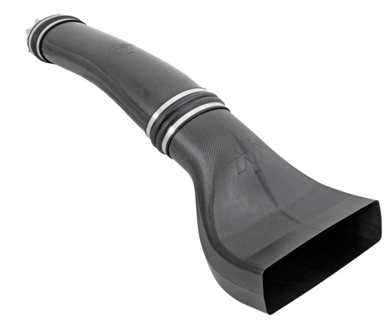 Load image into Gallery viewer, K&amp;N Universal NHRA Pro Stock Custom Racing Carbon Fiber Intake Tubes w/ Billet Throttle Body Adapter
