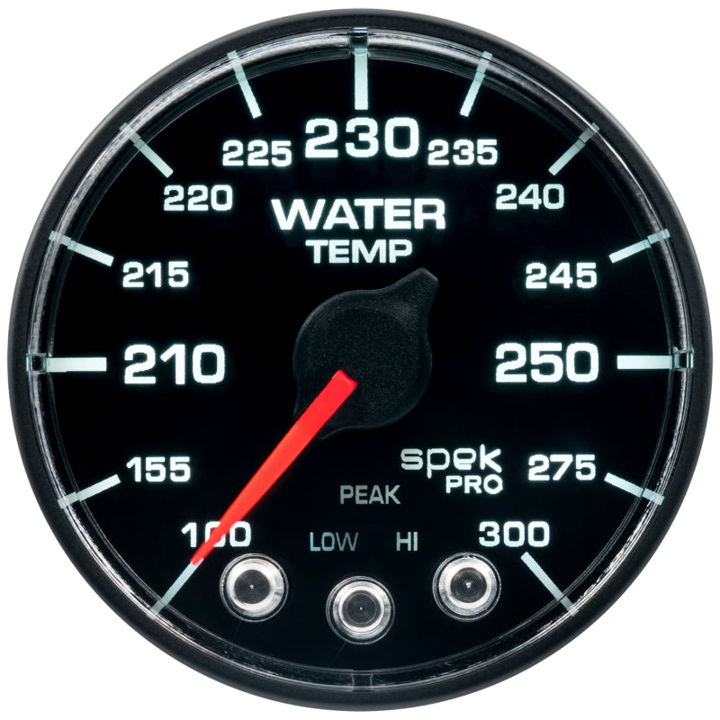 Load image into Gallery viewer, Autometer Spek-Pro - Nascar 2-1/16in Water Temp 100- 300F Bfb Ecu
