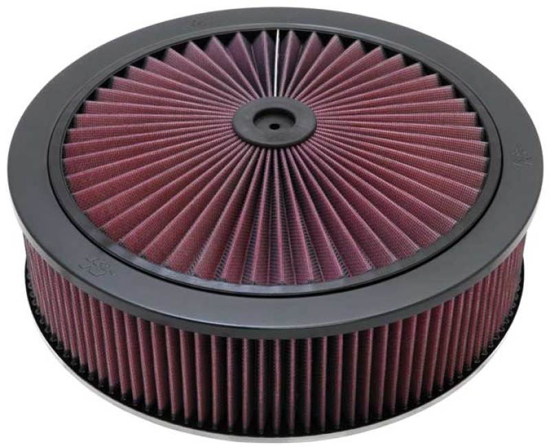 Load image into Gallery viewer, K&amp;N X-Stream Top Filter Black 14 inch OD 5.125 inch Neck Flange 5.875 inch H
