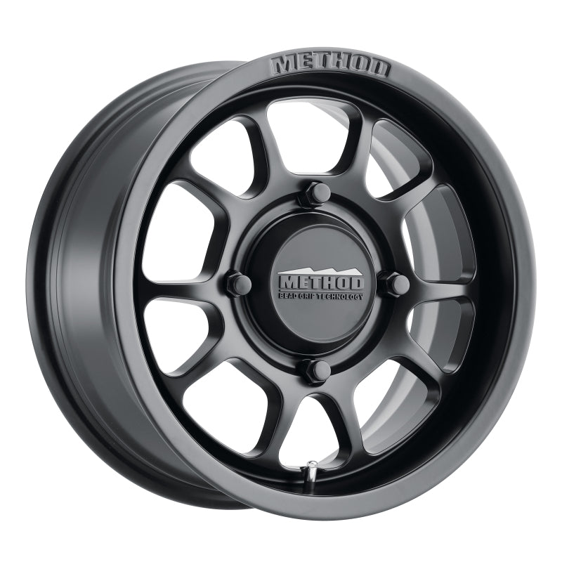Load image into Gallery viewer, Method MR409 Bead Grip 15x7 / 5+2/38mm Offset / 4x136 / 106.25mm CB Matte Black Wheel
